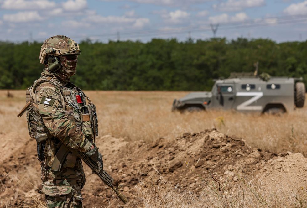 Russian soldier in Kherson