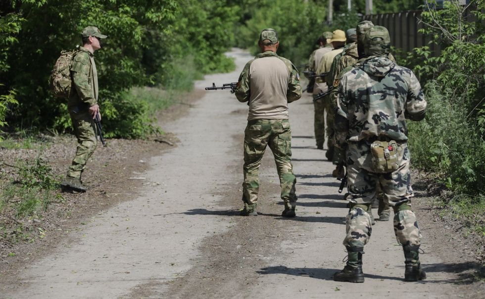 Russian Territorial Defense Troops Training
