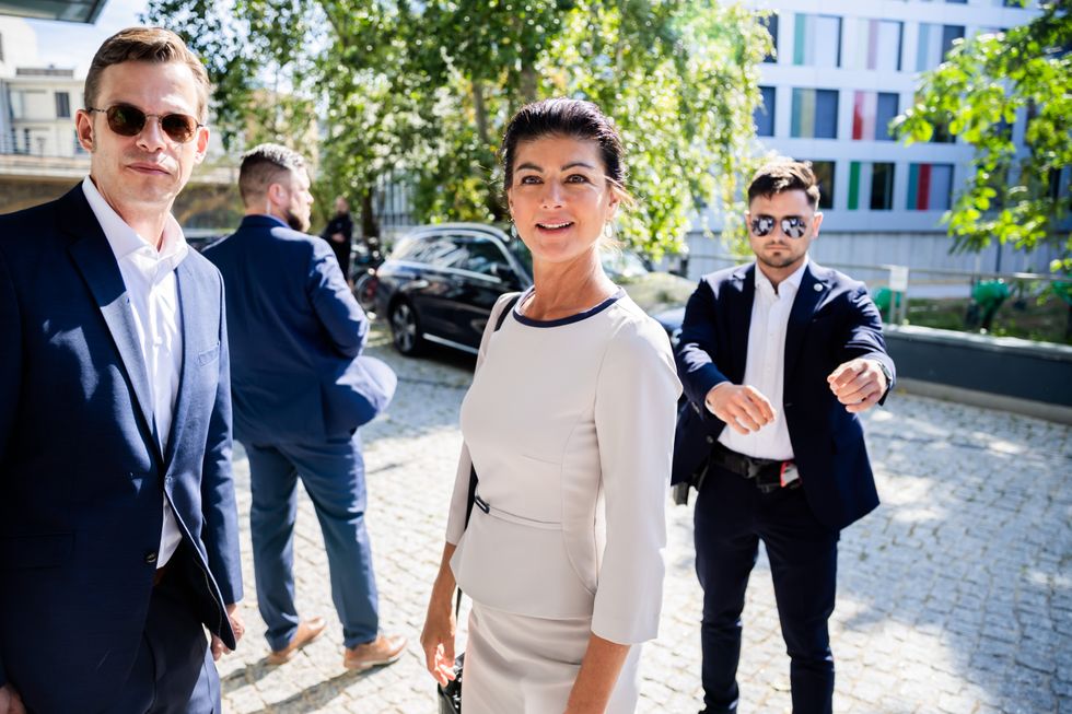 Sahra Wagenknecht, party leader of the Sahra Wagenknecht Alliance (BSW), after the state elections in Saxony and Thuringia.