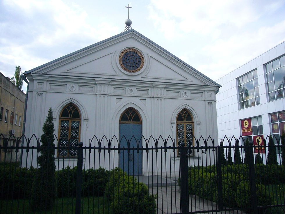Saint Catherine Evangelical Lutheran Church in Dnipropetrovsk, Ukraine.
