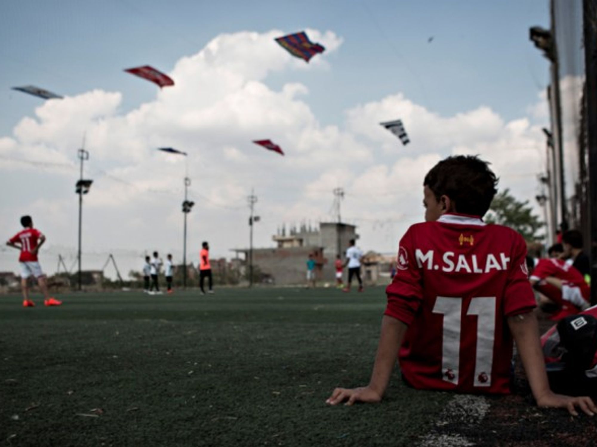 Salah fan In Nagrig, Egypt