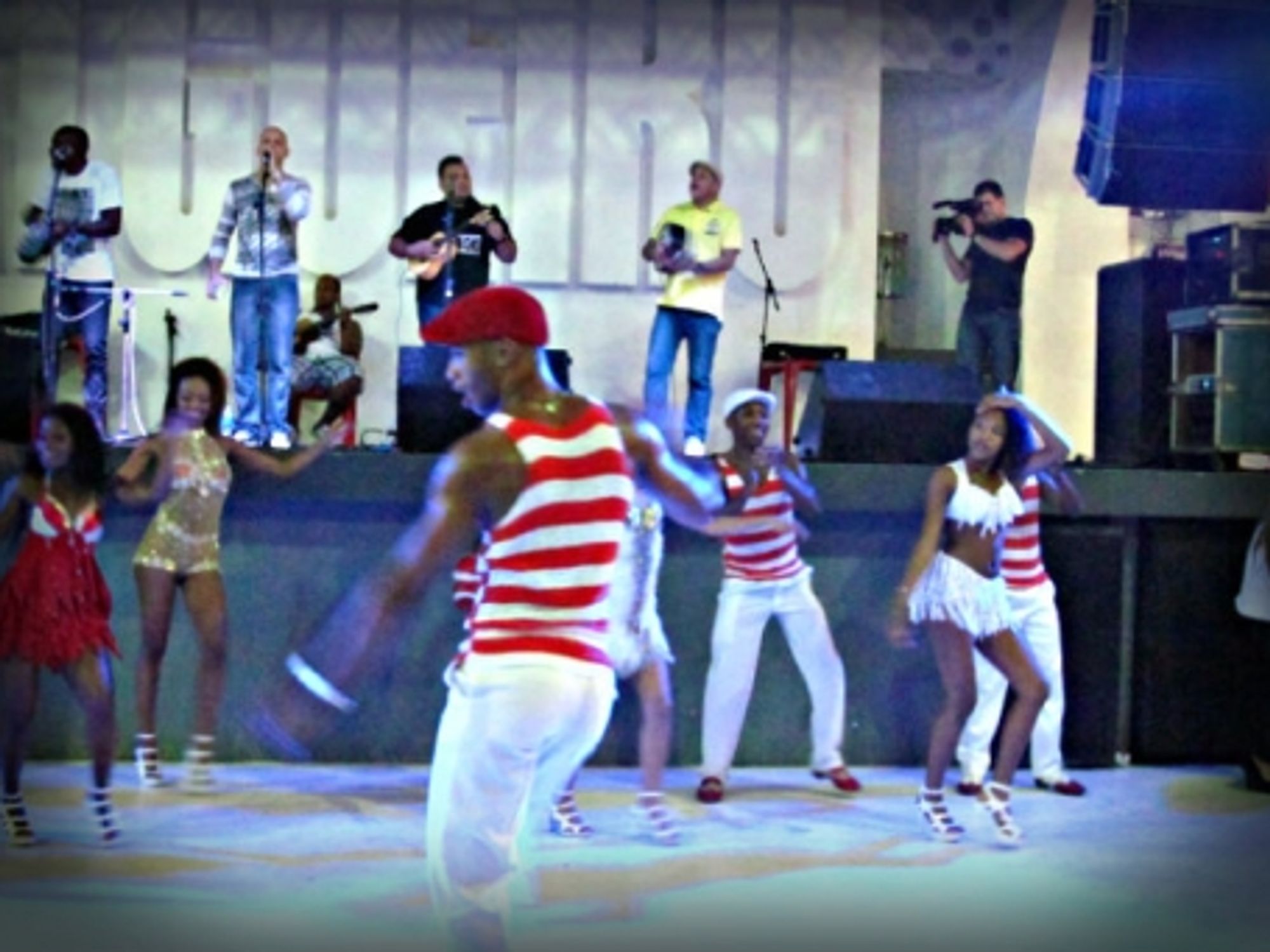 Samba rehearsal for Carnival in Rio