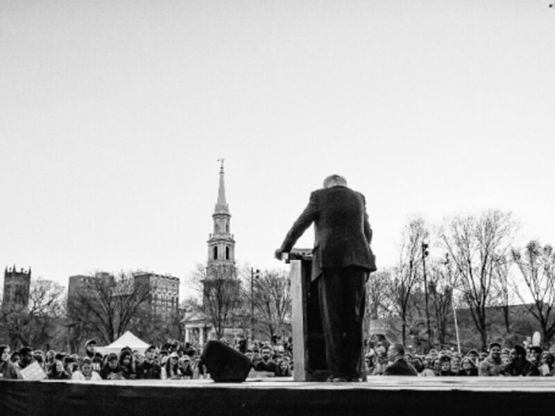 Sanders looks to the future