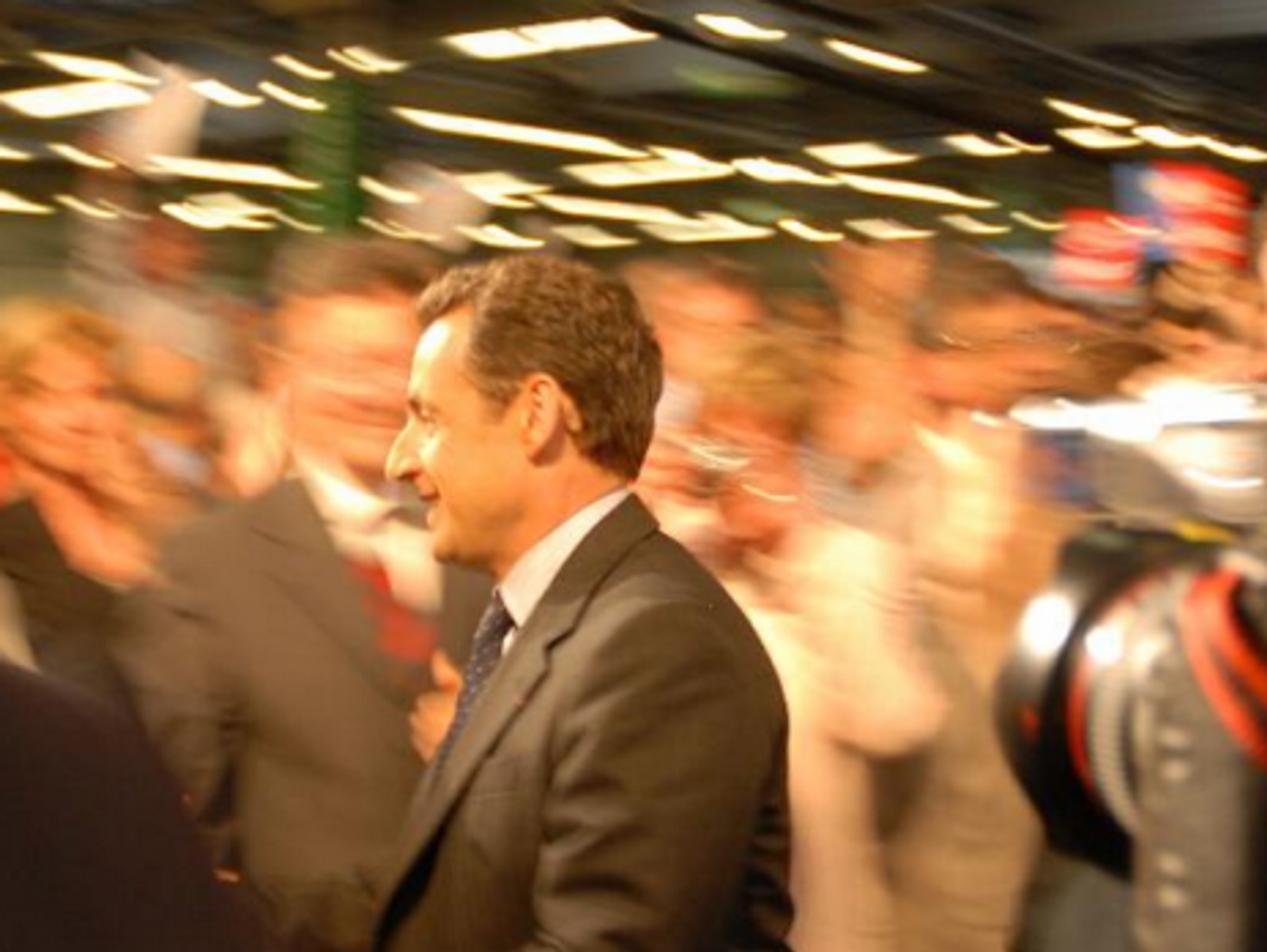Sarkozy during the 2007 campaign. He couldn't repeat that victory Sunday after five tumultuous years (G. Paumier)