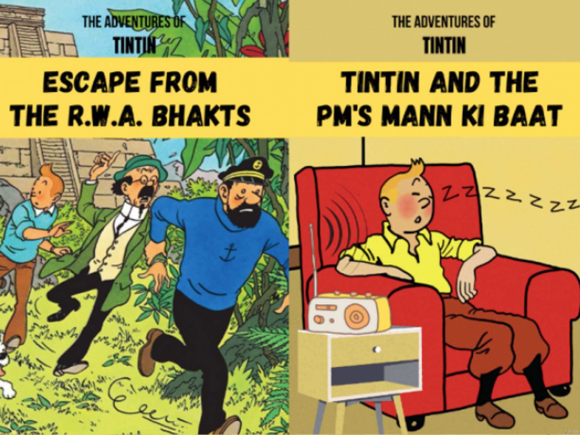Tintin, From Nazi Satire To Modi Bashing