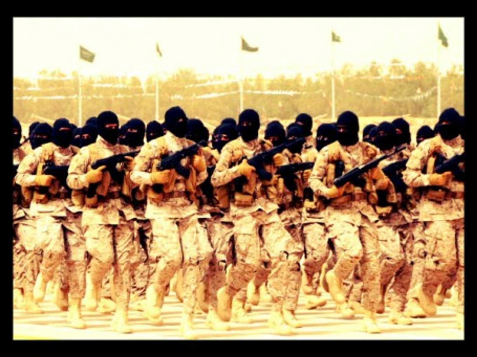 Saudi army drills earlier this year