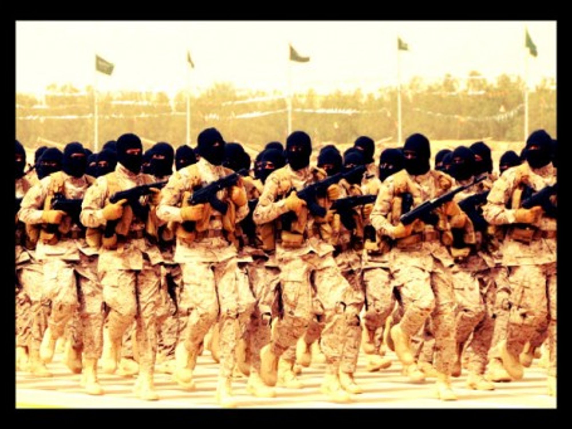 Saudi army drills earlier this year