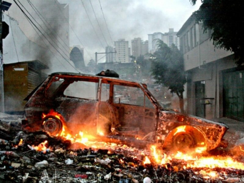Scene from a Sao Paulo slum