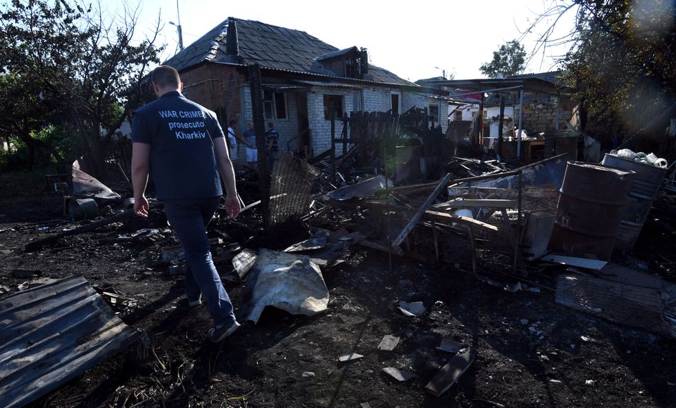 Scenes of destruction in Kharkiv