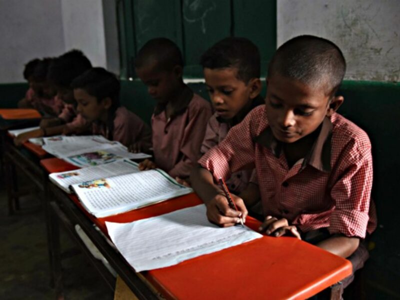 School children in Allahabad, India