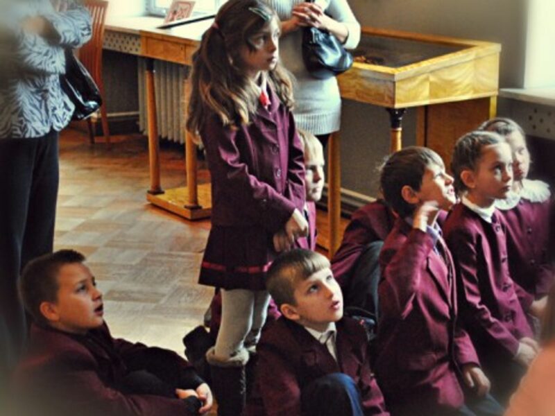 School children in Russia