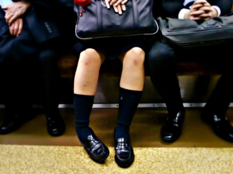 Schoolchildren in Tokyo