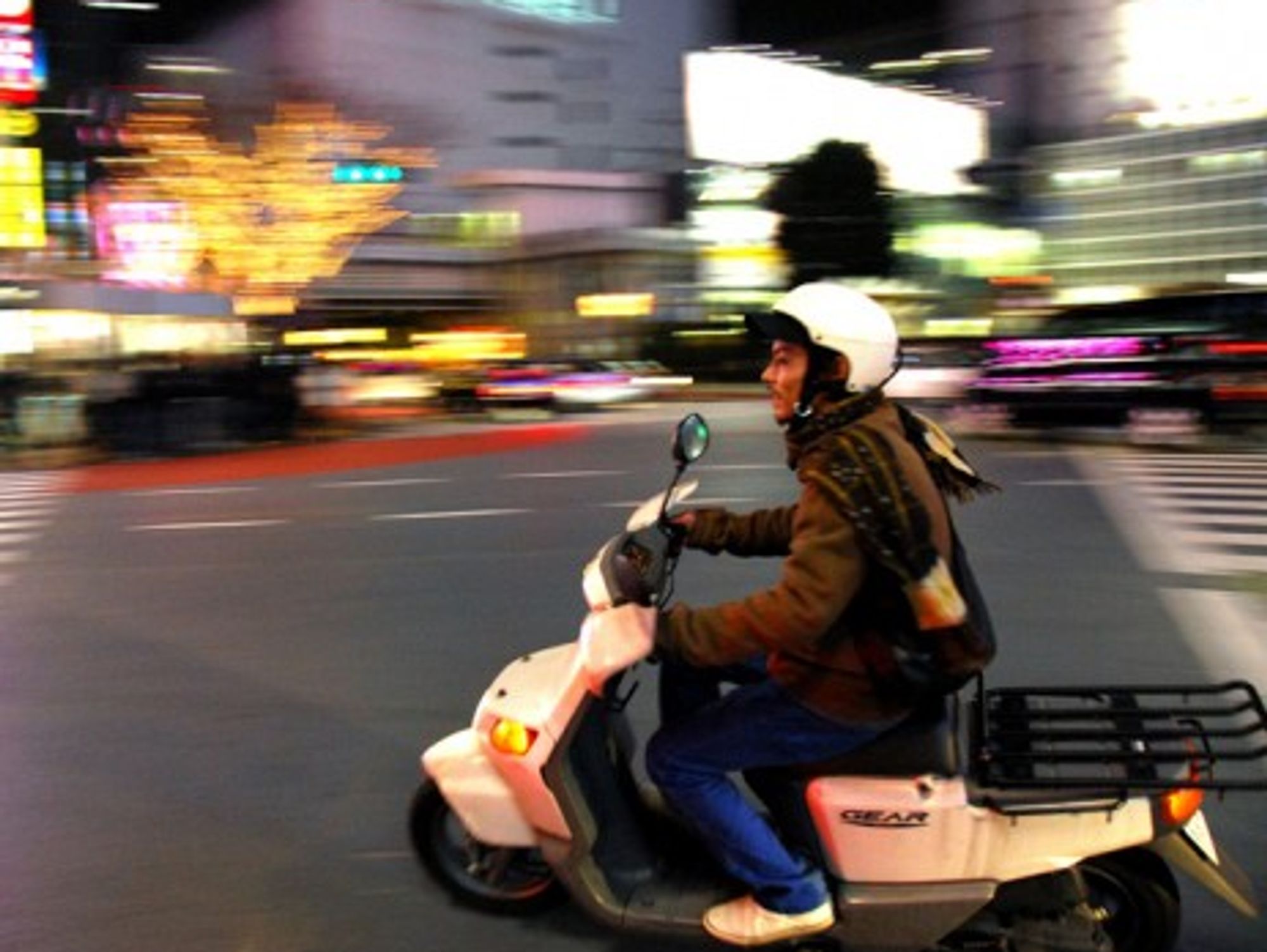 Scooting through Tokyo