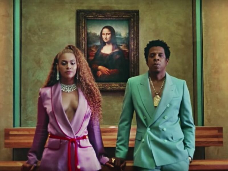 Screenshot from the Apeshit music video