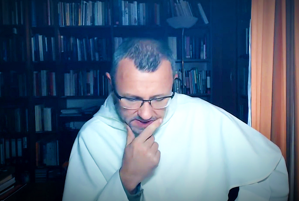 Screenshot of a YouTube video of ​Father Petro Balogh
