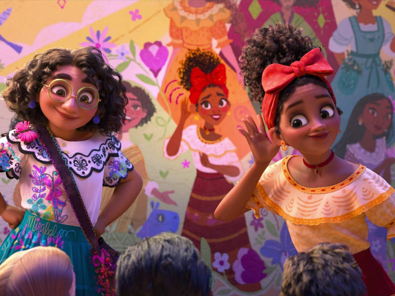 Screenshot of Disney's Encanto, set in Colombia