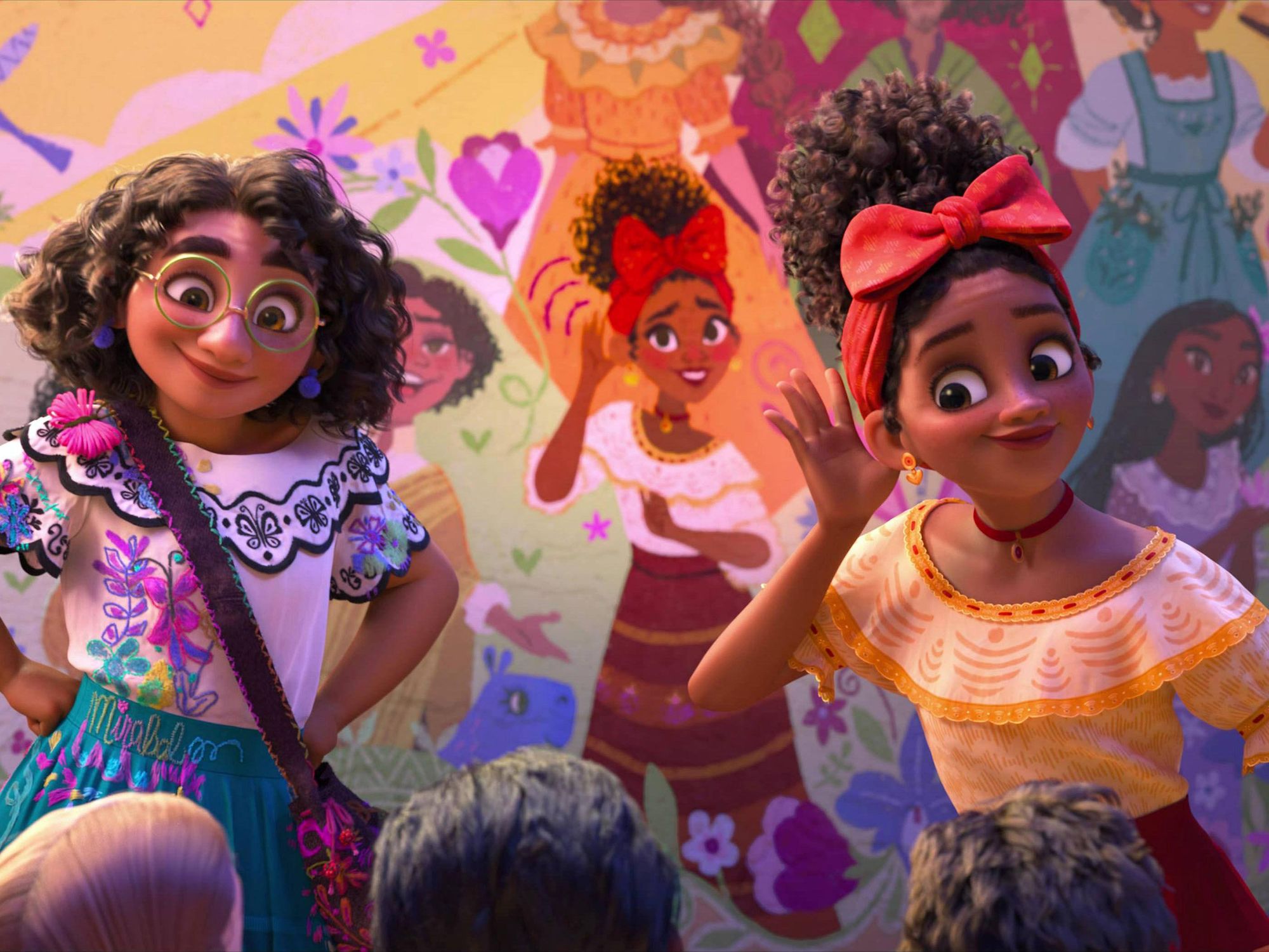 Screenshot of Disney's Encanto, set in Colombia