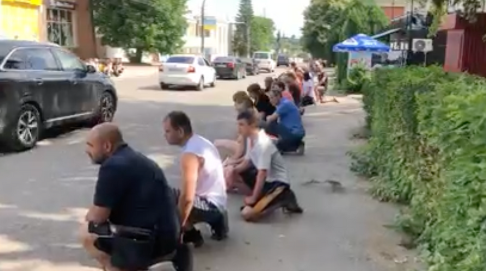 Screenshot of video on Facebook