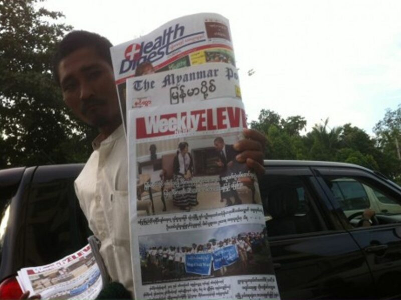 Searching for free information in Burma