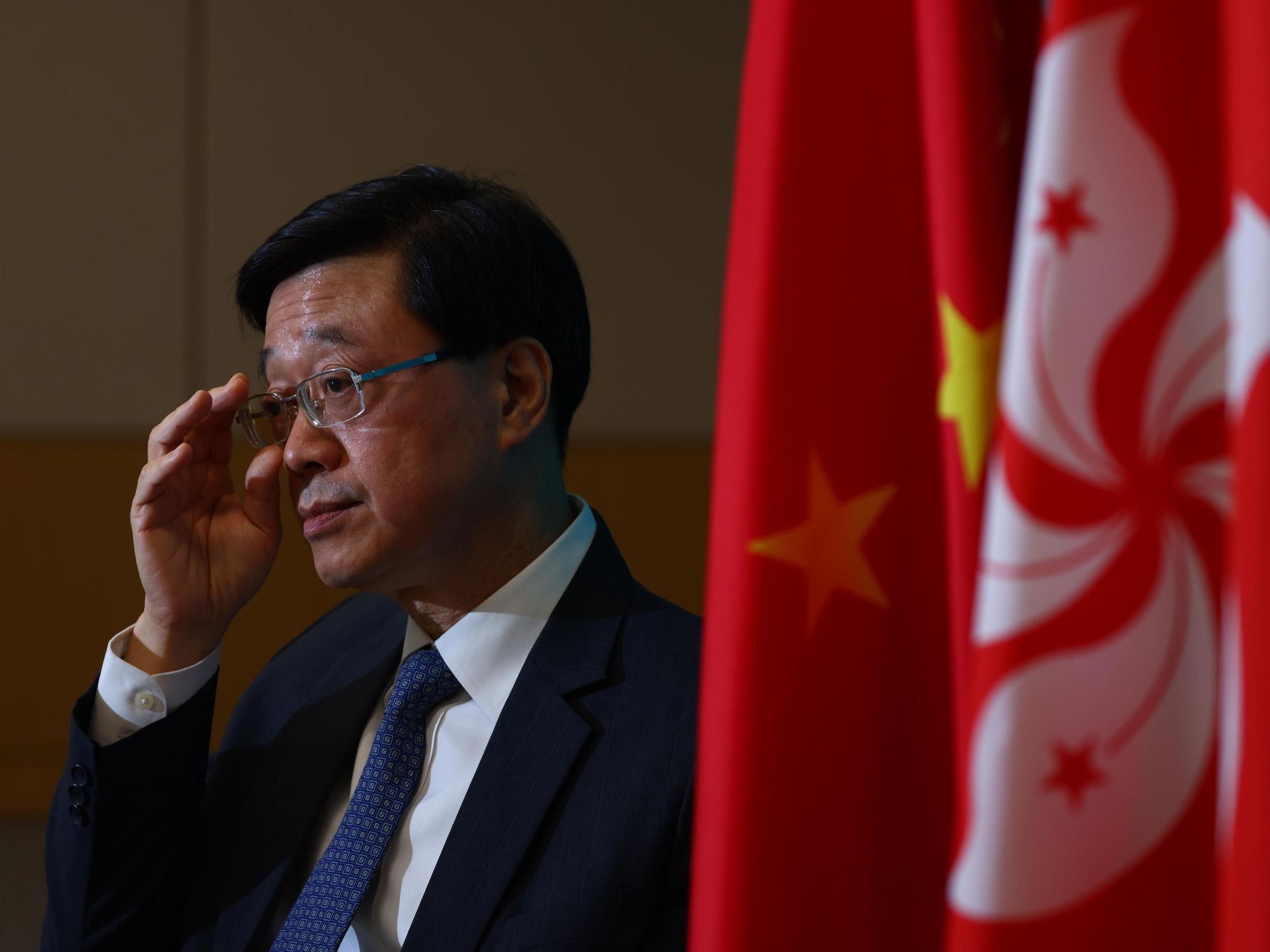 Secretary for Security John Lee Ka-chiu at the Central Government Office​