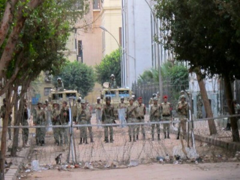 Security forces in Cairo in December 2011 (Gigi Ibrahim)