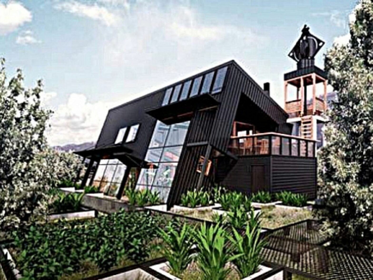 Self-sustaining country home designed by architect GermÃ¡n Spahr