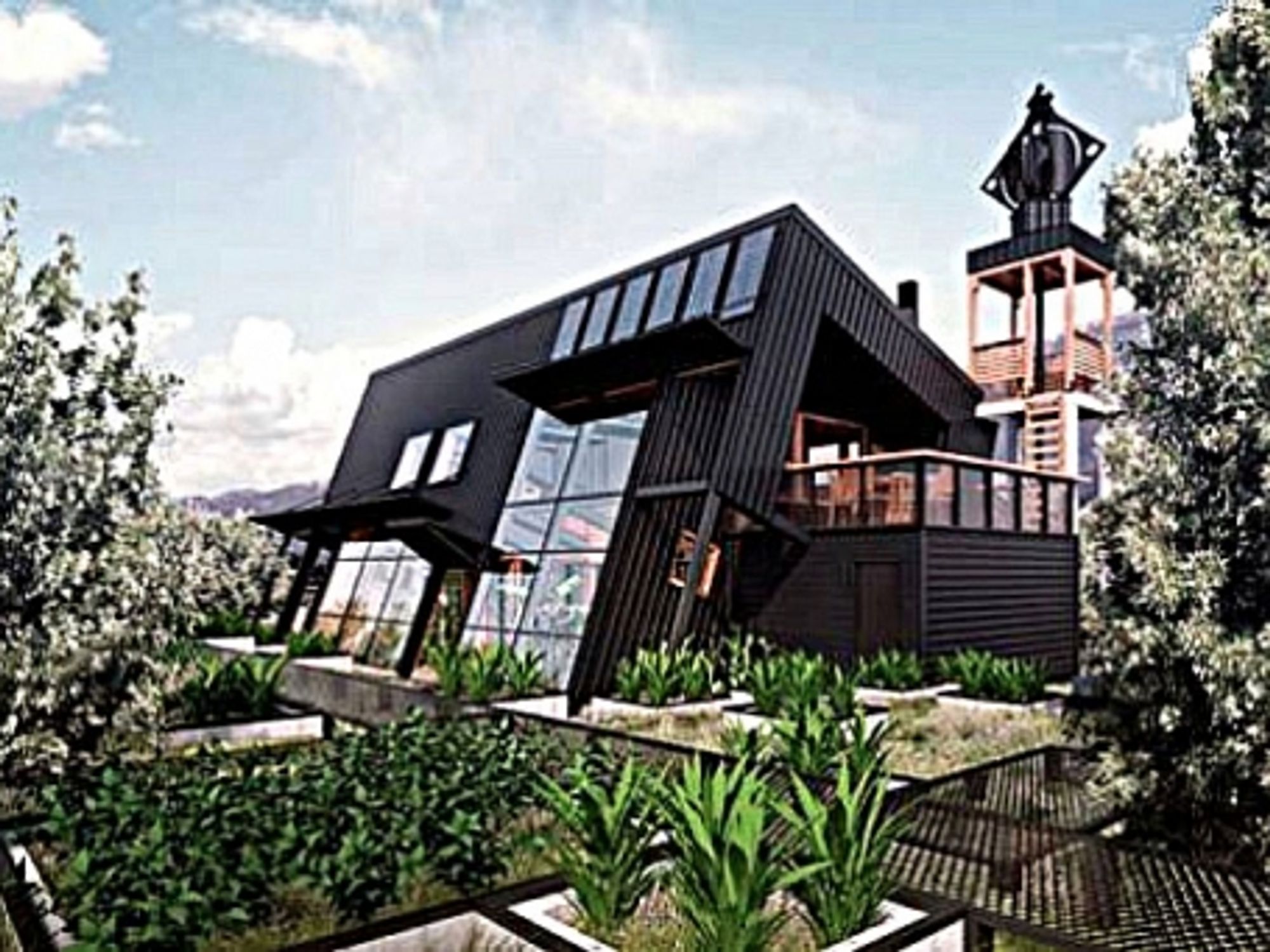 Self-sustaining country home designed by architect GermÃ¡n Spahr