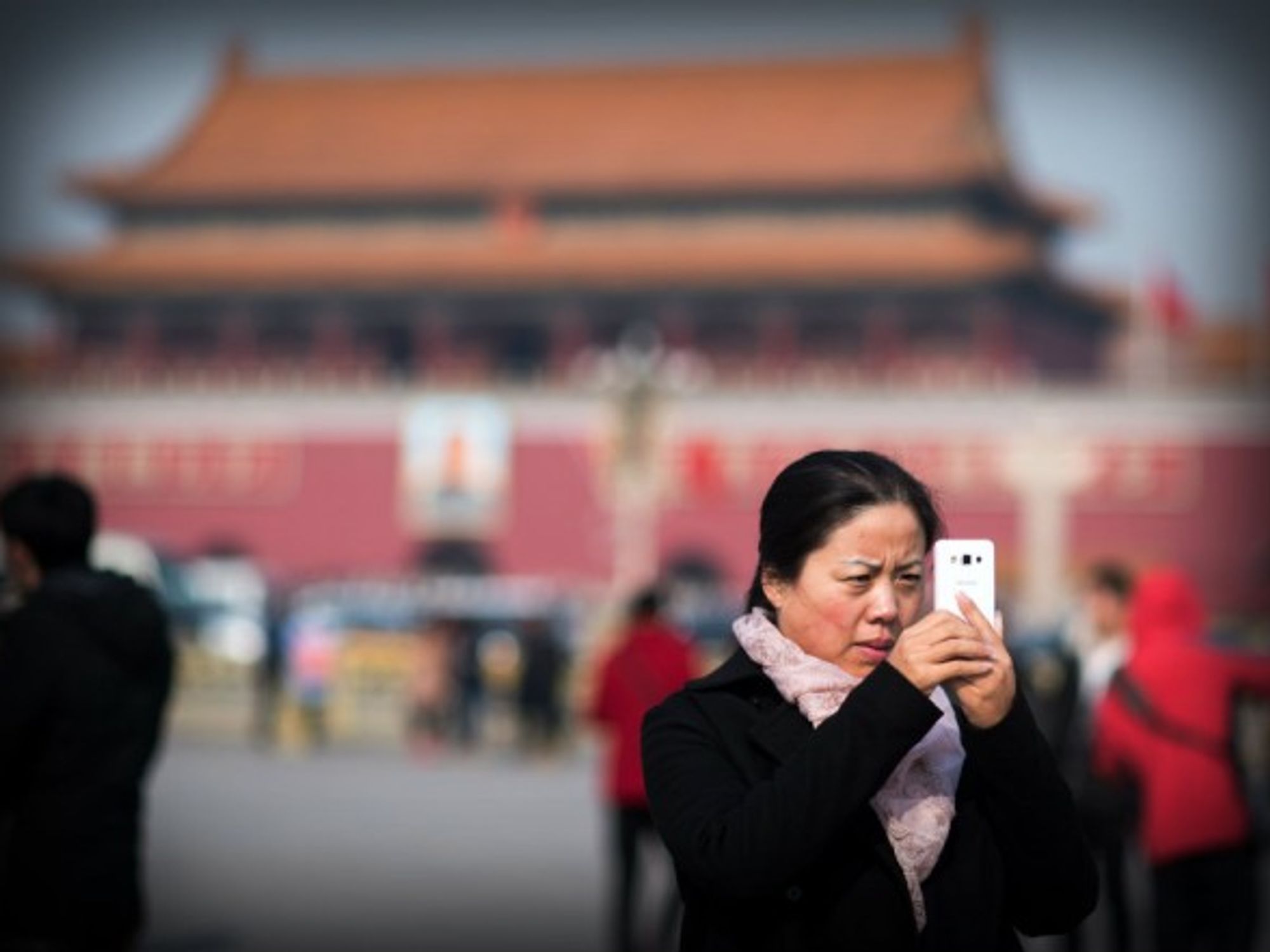 Selfie time in Tiananmen Square
