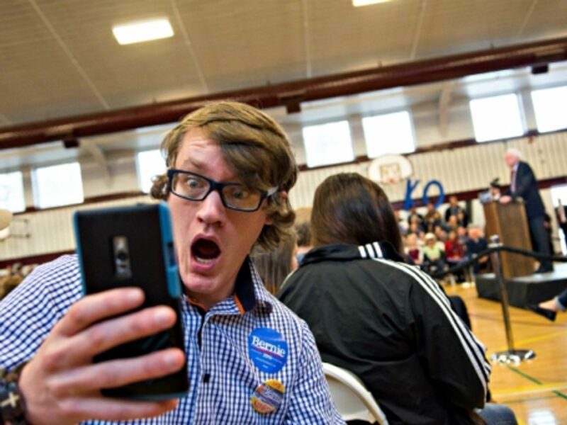 Selfie with Bernie