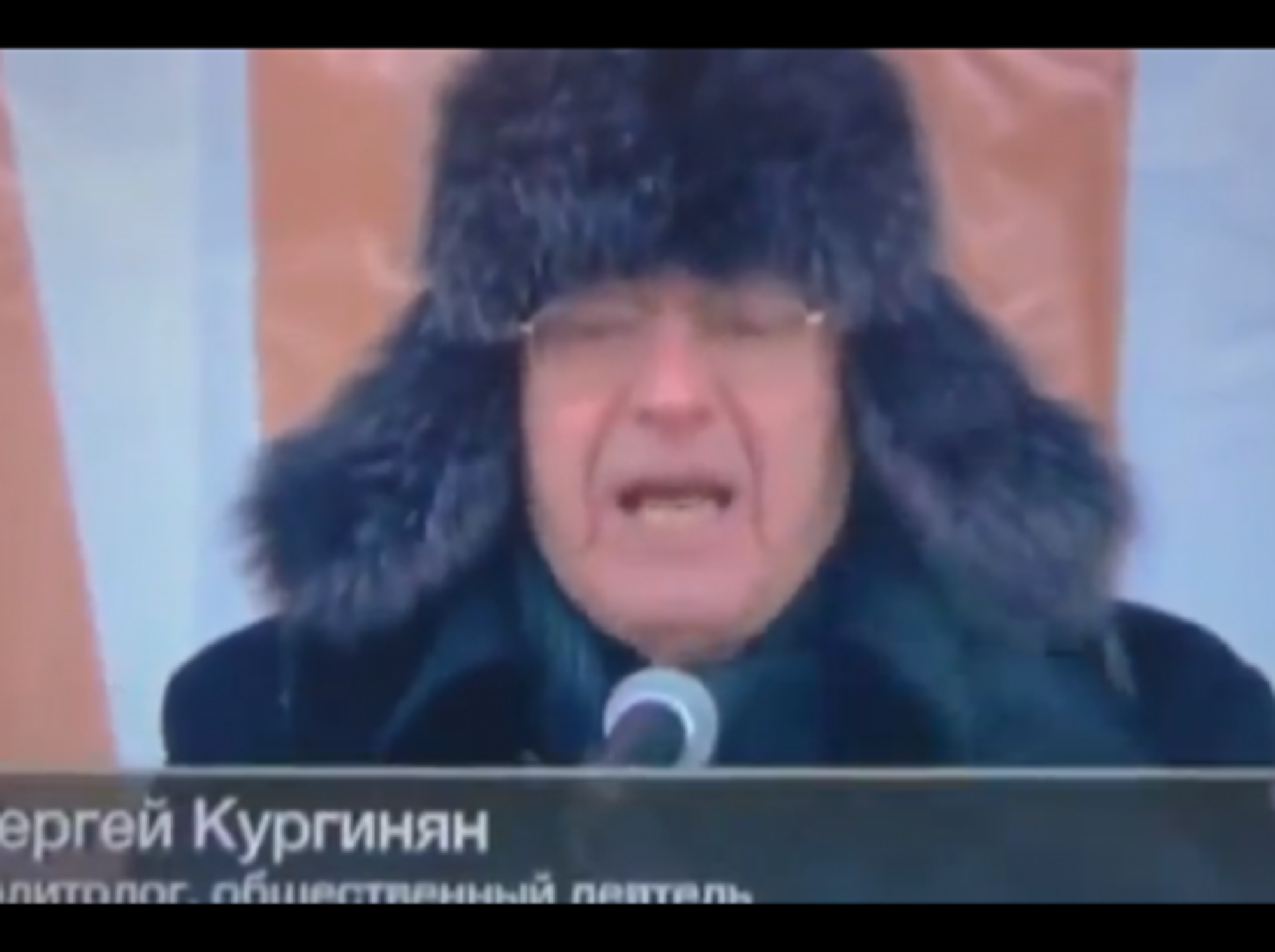 Sergey Kurginyan's fiery pro-Putin speech got good air time (youtube)