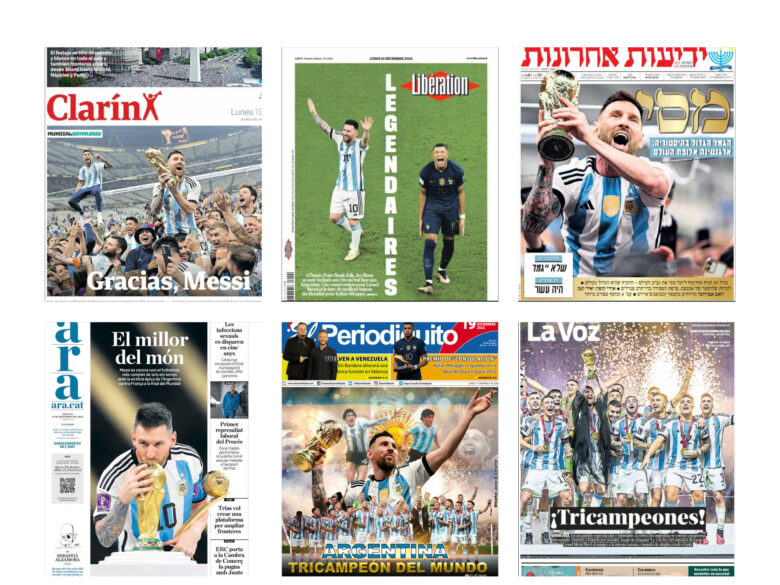 Gracias, Messi! 28 International Front Pages Mark Argentina’s World Cup Win