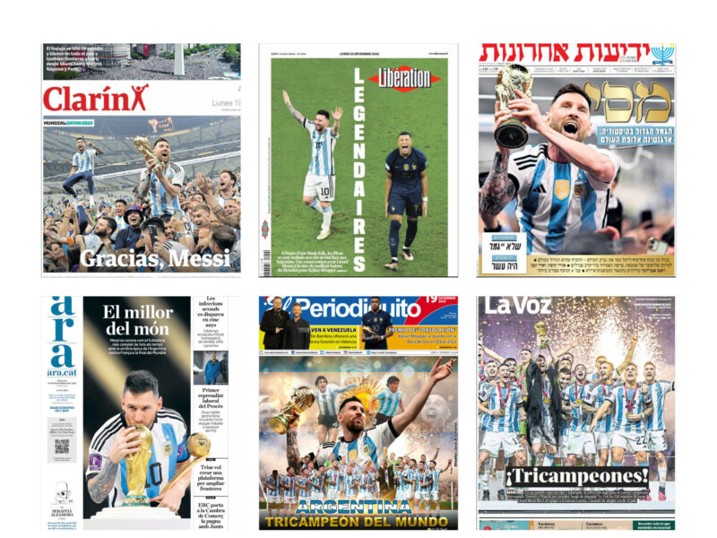 Gracias, Messi! 28 International Front Pages Mark Argentina’s World Cup Win