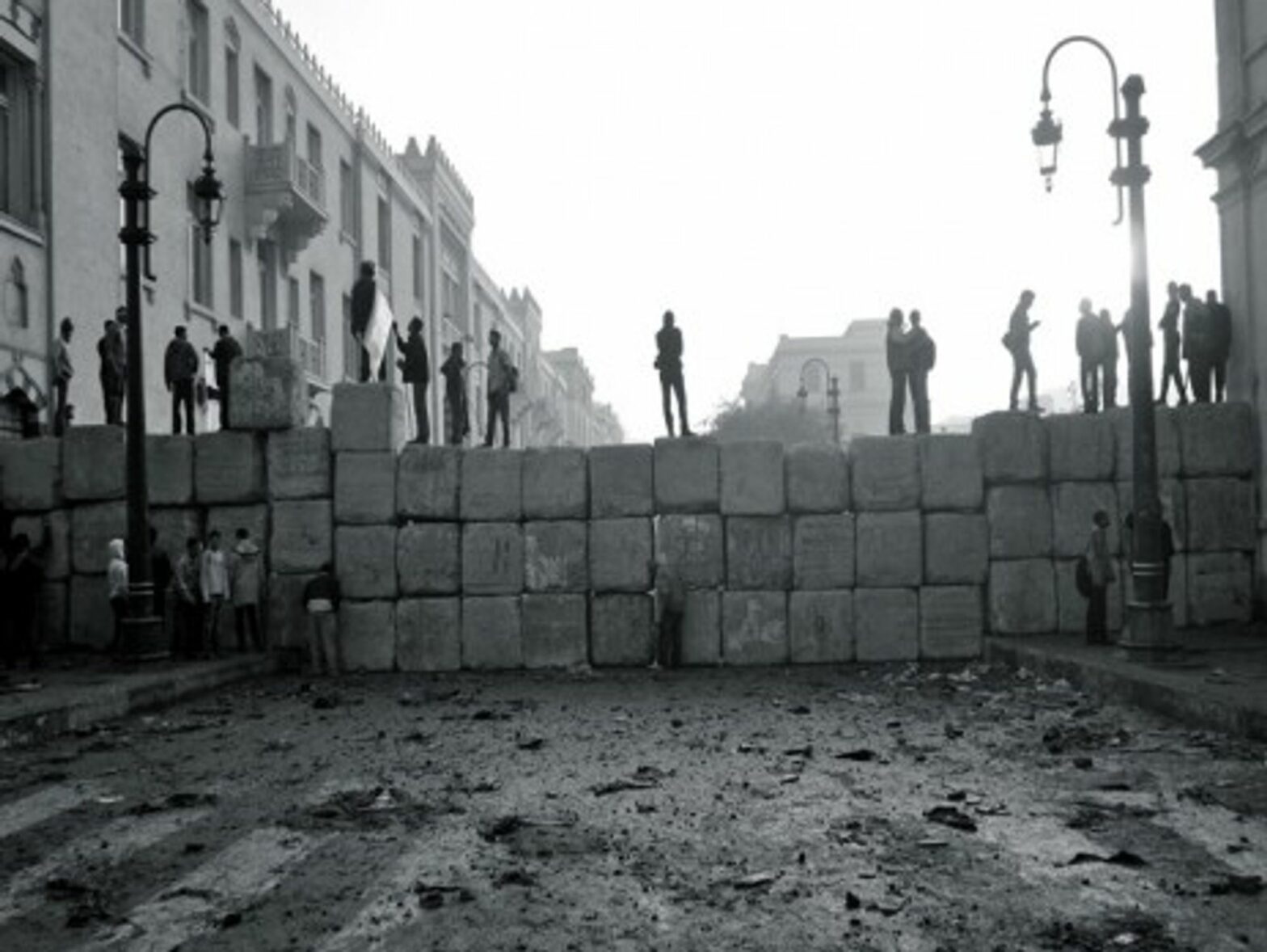 Sheikh Rihan Street, near Tahrir Square on December 19, 2011 (Gigi Ibrahim)