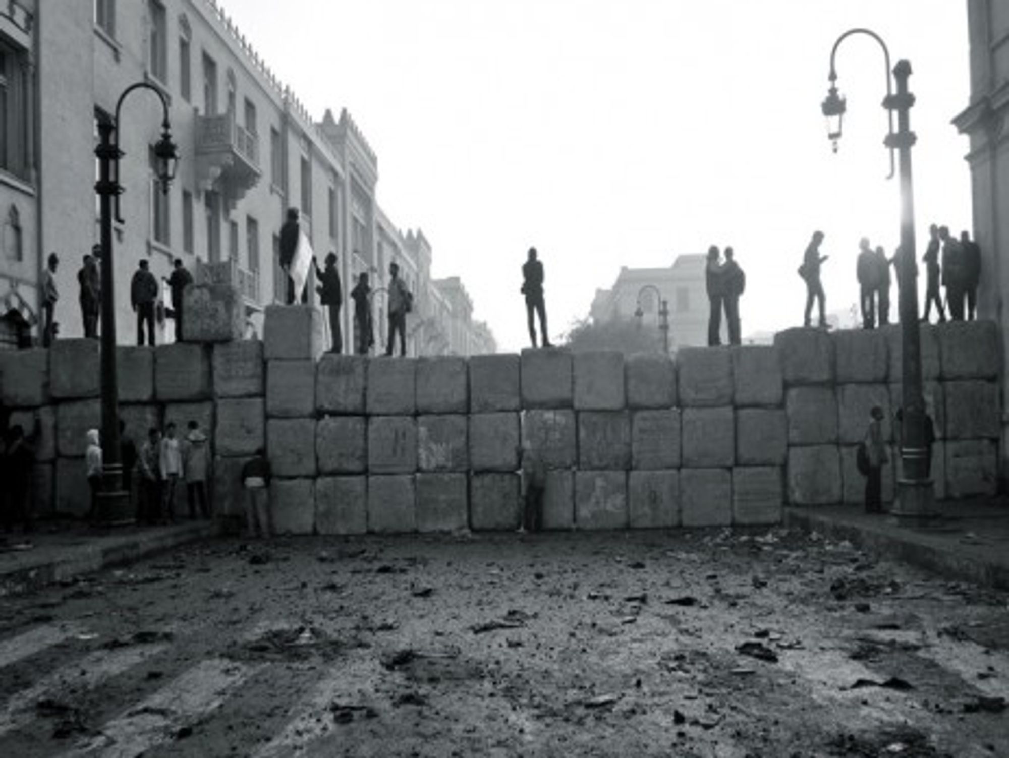 Sheikh Rihan Street, near Tahrir Square on December 19, 2011 (Gigi Ibrahim)