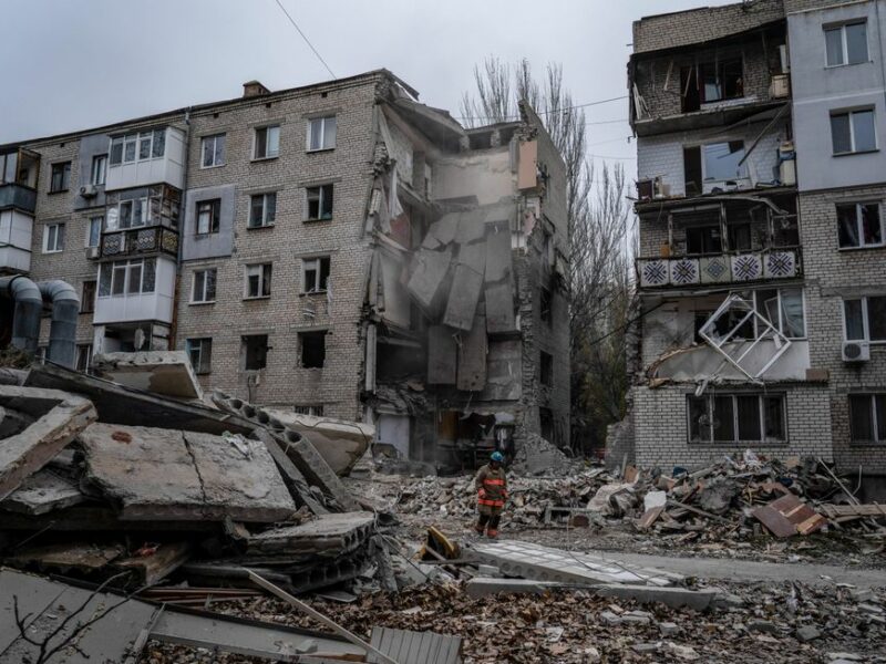 Shelling in Kherson