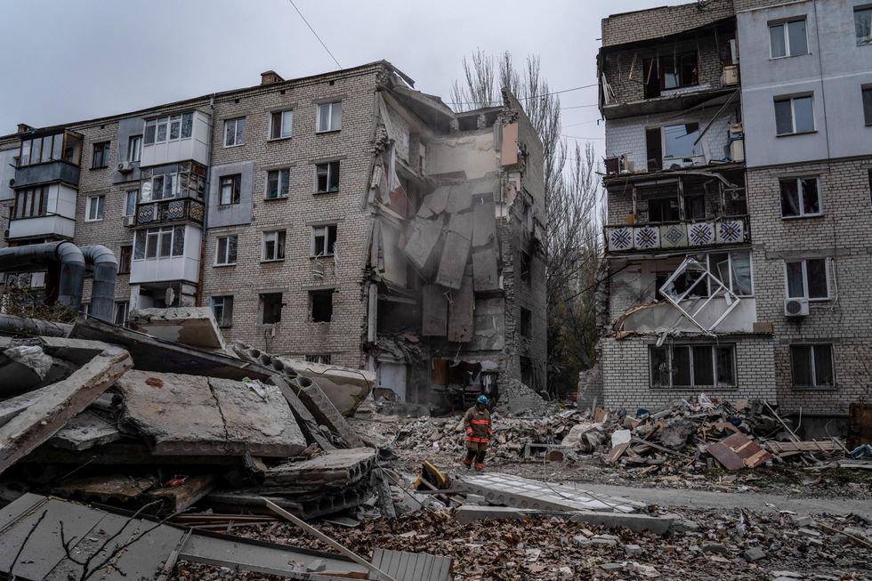 Shelling in Kherson