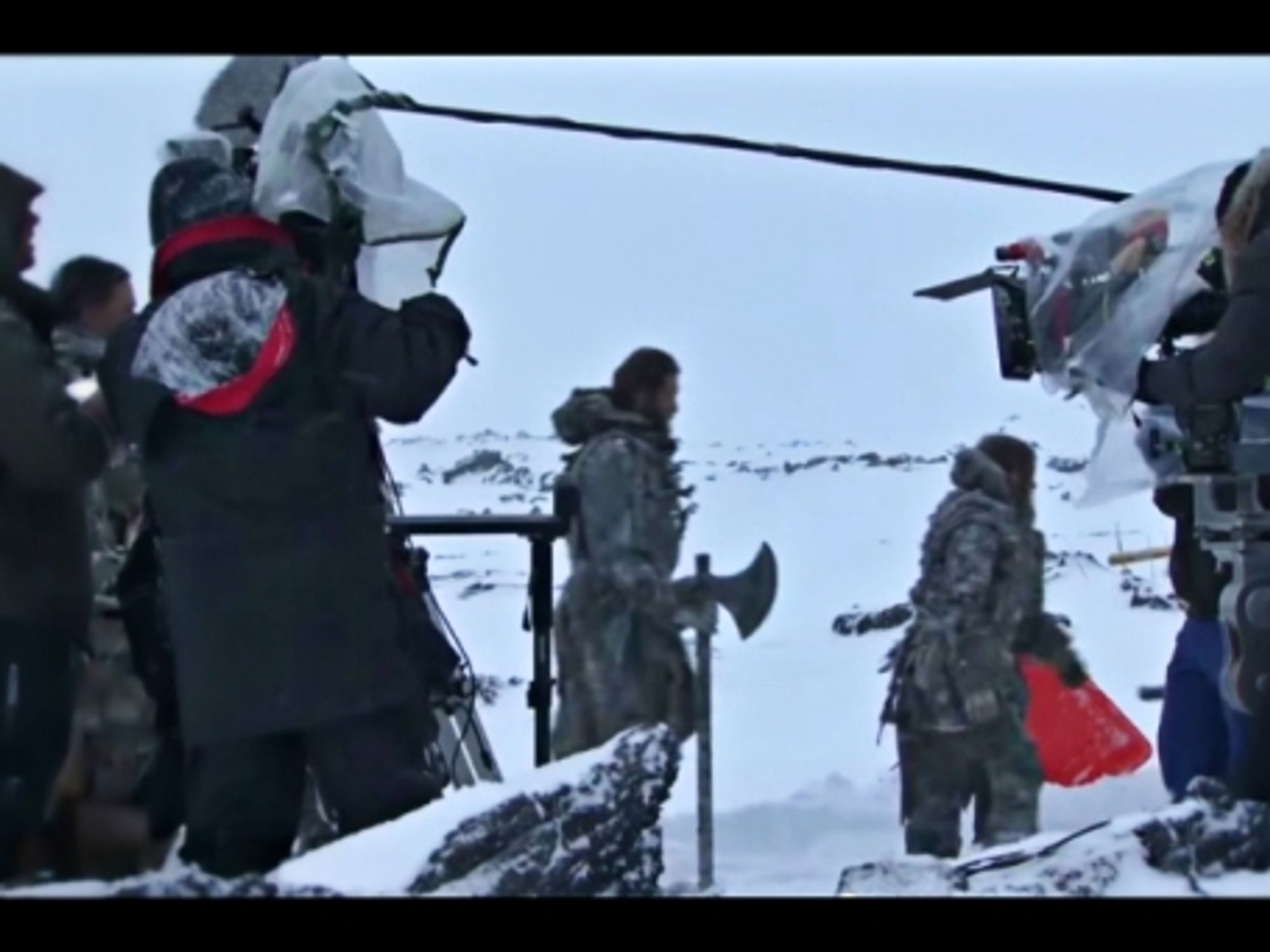 Shooting a Game of Thrones epsode in Iceland