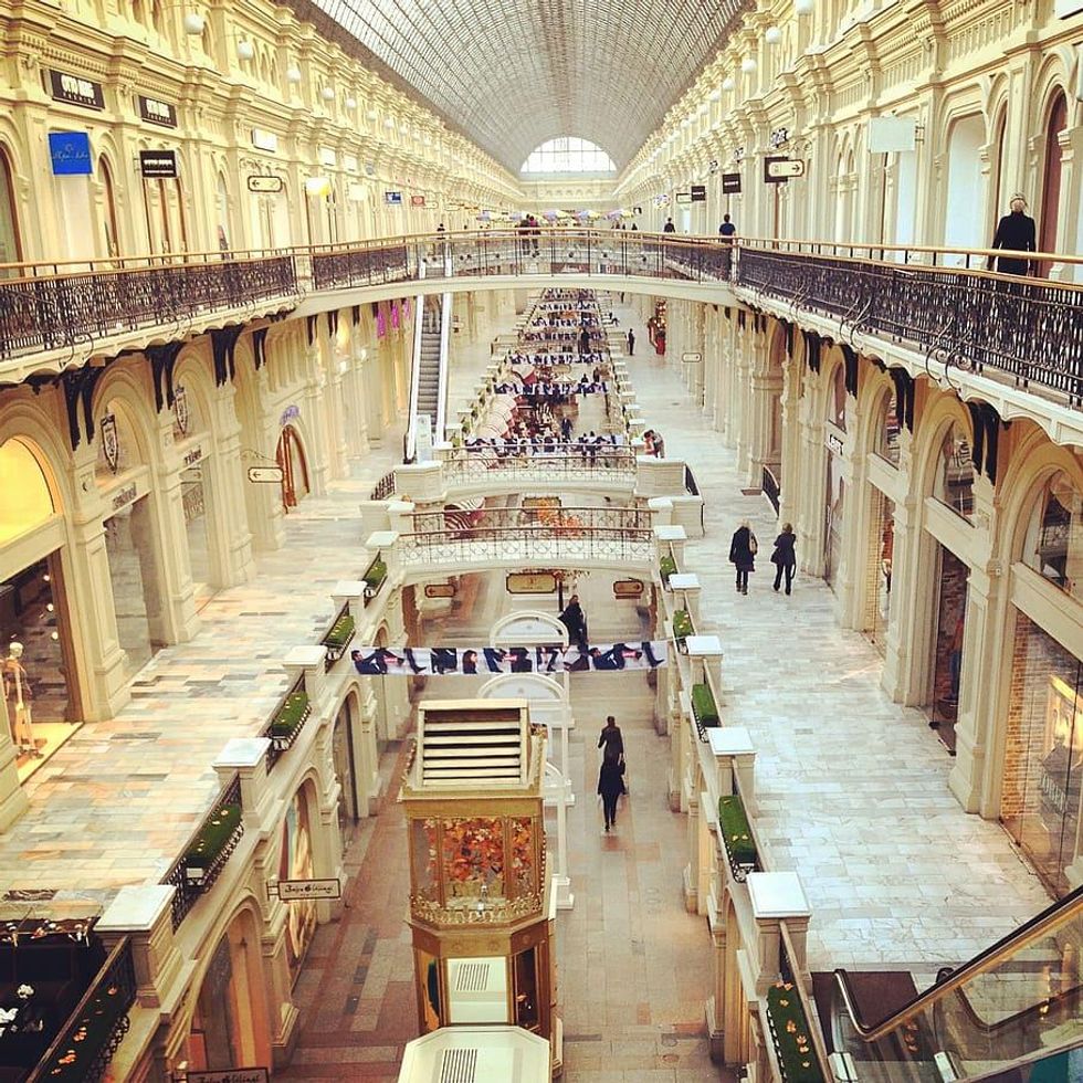 Shopping mall in Russia