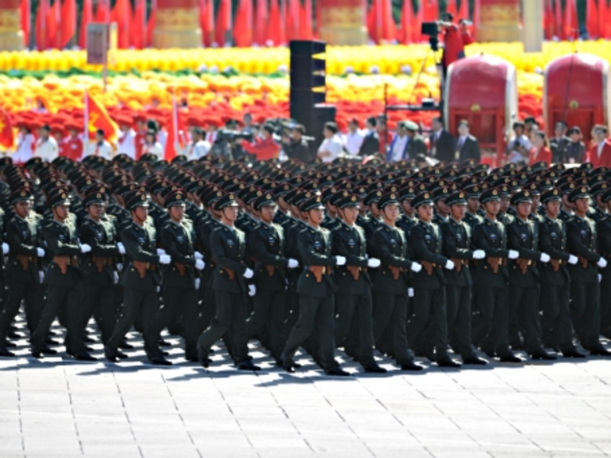 Show of strength in Beijing