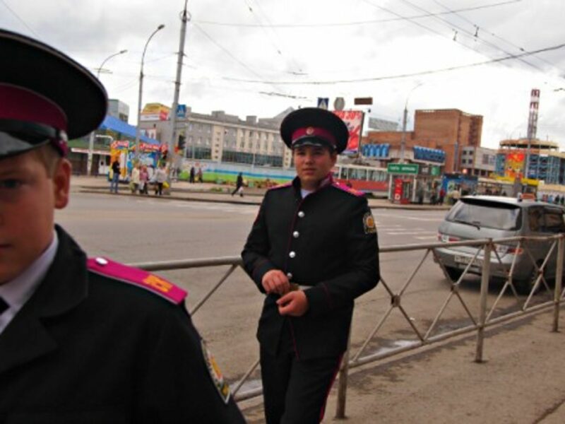 Siberian cadets in Novosibirsk