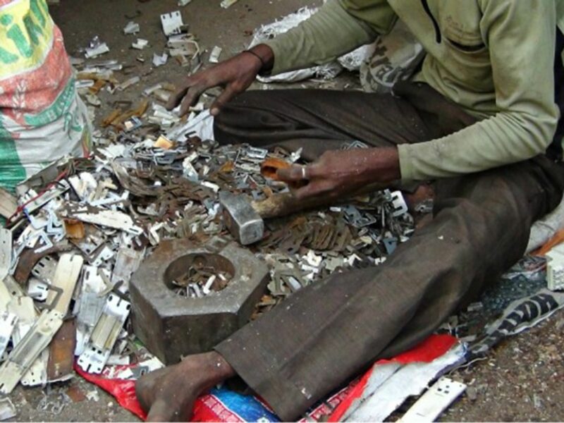 Sifting through e-waste in Seemapuri
