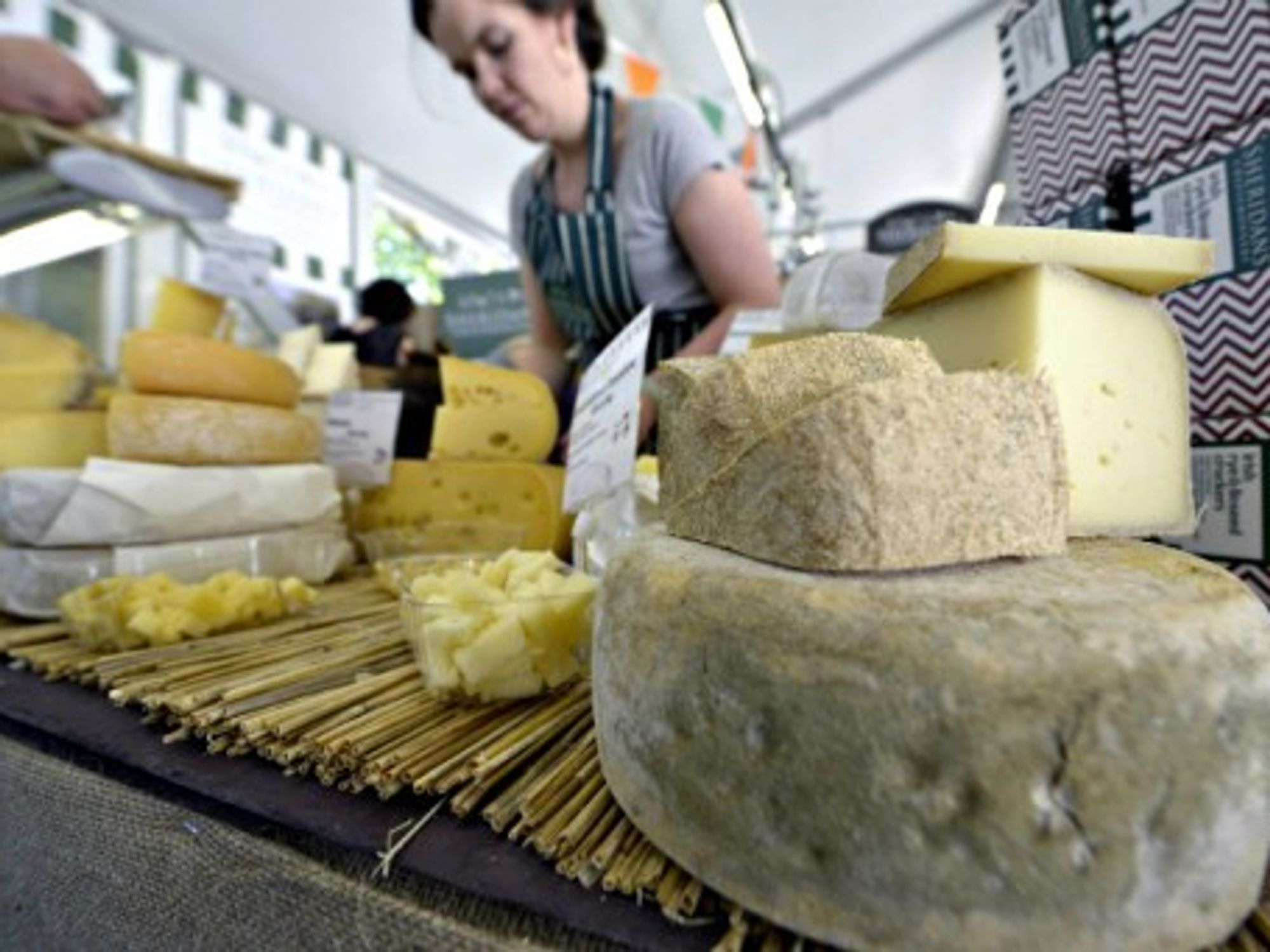 Slow Food biennial "Cheese" event in Bra, Italy