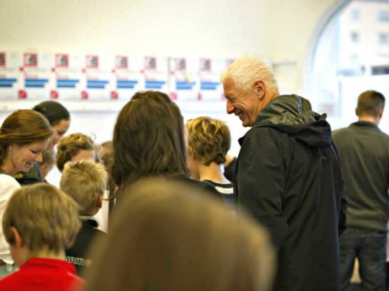 Smiles of all ages in Hamar, Norway