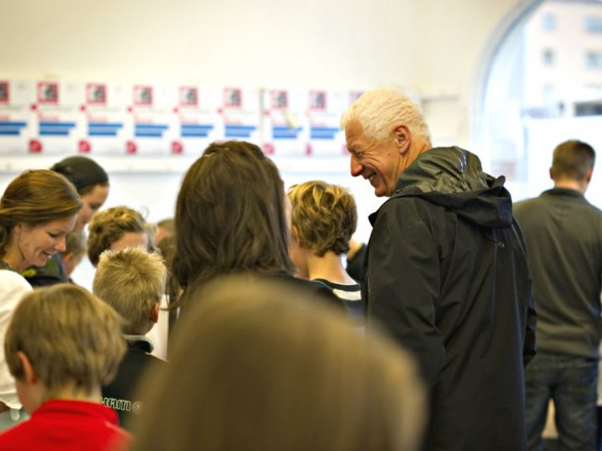 Smiles of all ages in Hamar, Norway