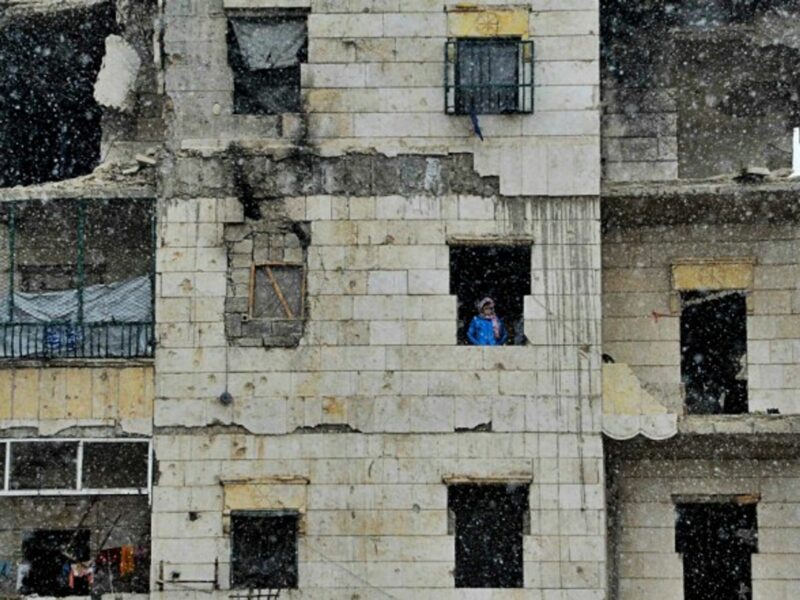 Snow in Aleppo on Dec. 21