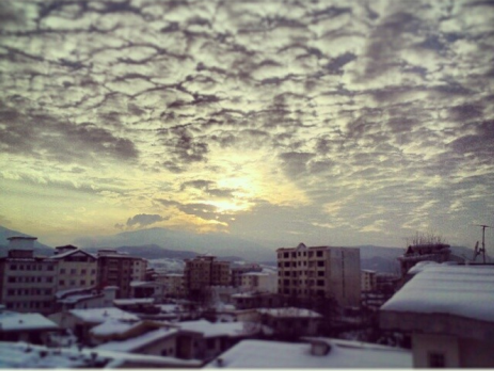Snow Reaches Desert's Edge In Iran
