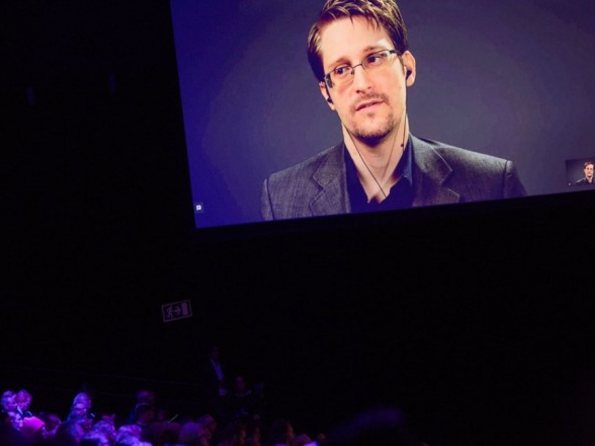 Snowden has appeared all over Europe, always remotely.