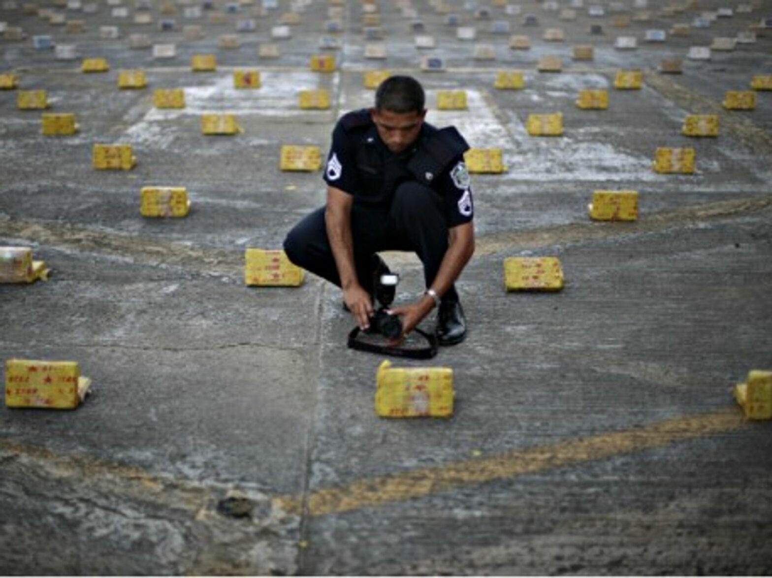 Some 636 kilograms of cocaine were seized Wednesday in Panama