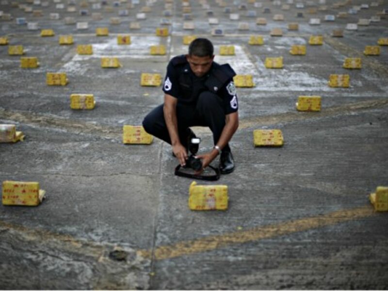 Some 636 kilograms of cocaine were seized Wednesday in Panama