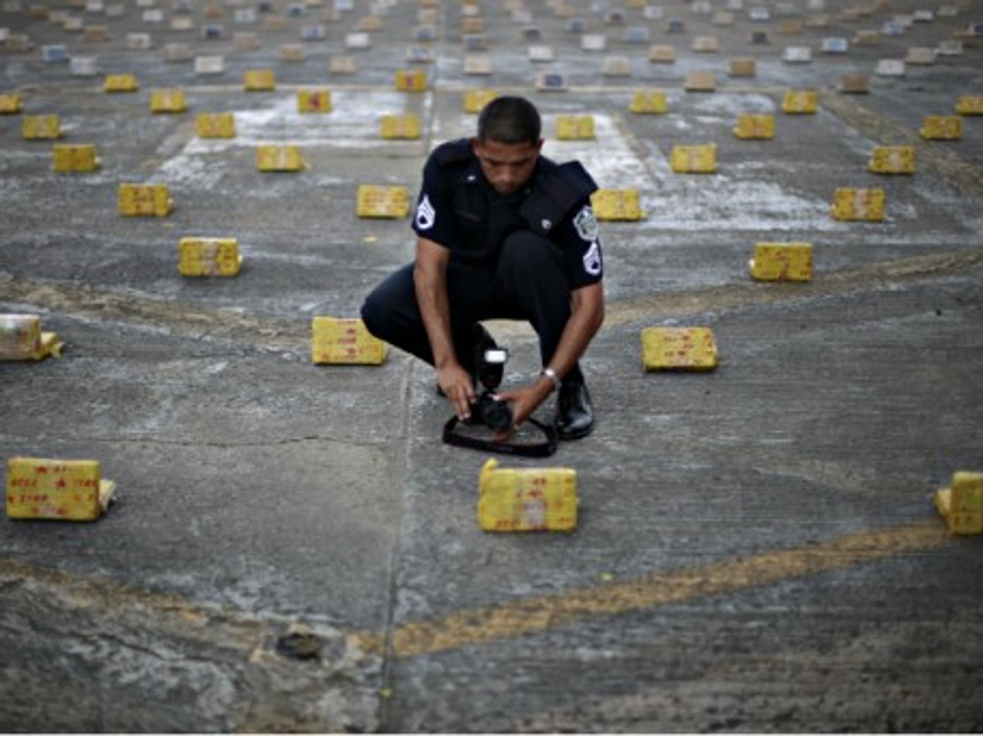 Some 636 kilograms of cocaine were seized Wednesday in Panama